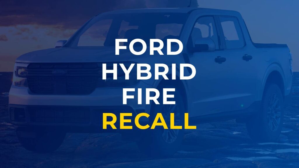 ford hybrid fire recall 2023