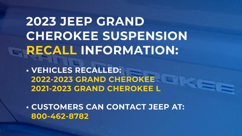 2023 jeep grand cherokee recall 