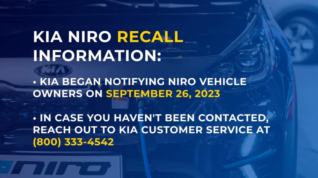 kia niro hybrid recall 