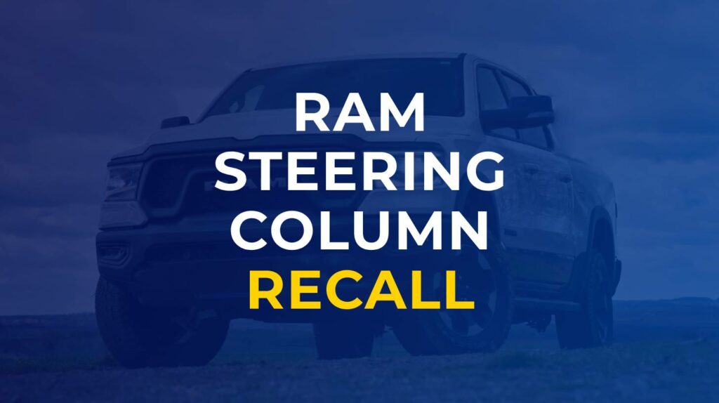 RAM Steering Column Control Module Recall