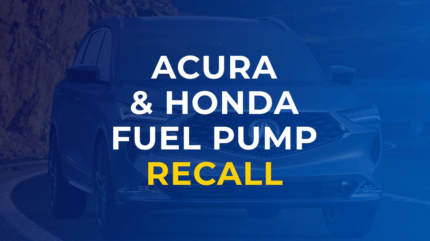 acura honda fuel pump recall update